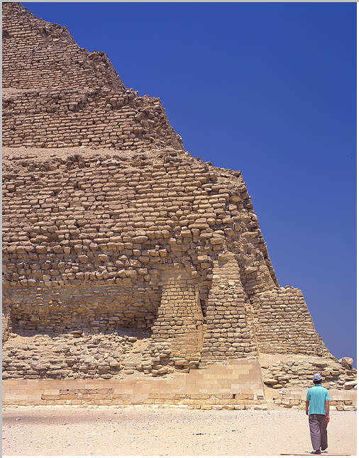 The pyramid of King Djoser detail